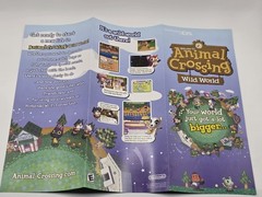 2005 Animal Crossing Wild World Nintendo DS Promo Brochure Fold Out Rare