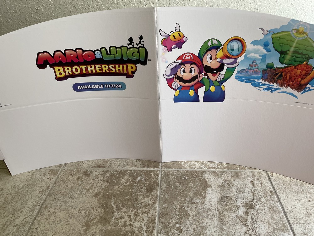 Mario and Luigi Brothership Horizontal Display
