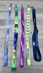 LOT 5 Video Game Lanyards Rage 2 GameStop DC Villains Final Fantasy Dishonored