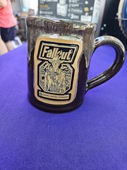 4pc Bones Coffee Company Fallout Vault-Tec Glossy Mugs 2024