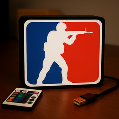 Counter Strike LED Lightbox Gaming Light