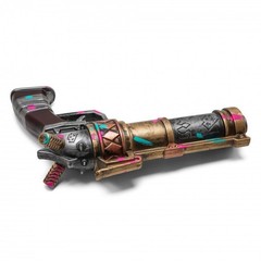 11” Arcane Jinx Pistol Pink Blue Anime Style Crazy Punk Replica Foam Gun Prop