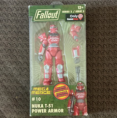 Bethesda Mega Merge Fallout Nuka T-51 Power Armor #10 Exclusive Figure 2015