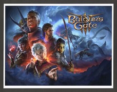Baldur’s Gate 3 III Playstation 5 PS5 Xbox Series X/S PC Game Art Print Poster