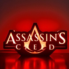 Assassin’s Creed RGB Gaming Lamp – LED Light Box for Streamer Setup, RGB, Gamer