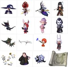 Item Code Final Fantasy FFXIV 14 FF14 Mamet Minion various country account