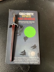 Call Of Duty Zombie Bloodraven Collectable Sword Pin