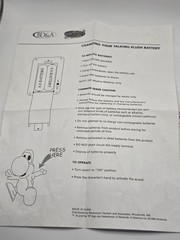 1998 Nintendo BD&A Talking Plush Tags & Instruction Sheet Mario Yoshi N64