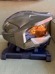 Halo 3 Legendary Edition Master Chief Helmet w/Display Base Only No Box/Media