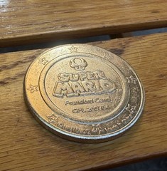Wario Coin Frankford Super Mario Wonder Ball Coin Series 1 Wario Gold Rare 2018