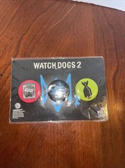 Ubisoft Watchdogs 2 Button Pin Set of 3 2016 Gamestop Exclusive New Sealed