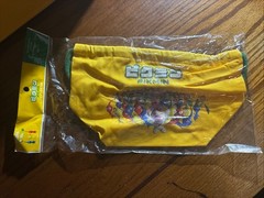 Rare Pikmin Nintendo GameCube Japan 2001 Felt Cotton String Bag TAKEYA Sealed