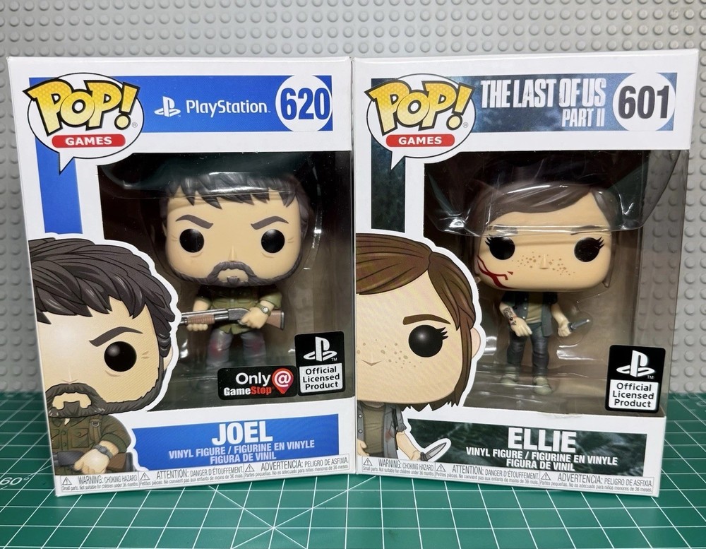 Funko Pop! Games -The Last of Us- Joel #620 & Ellie #601 Vinyl Figures