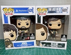 Funko Pop! Games -The Last of Us- Joel #620 & Ellie #601 Vinyl Figures