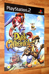 Dark Cloud 2 / Dark Chronicle PlayStation 2 Vintage Rare Promo Poster 2003