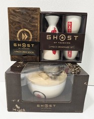 Ghost Of Tsushima Merchandise Bundle Ceramic Drink Set Ramen Socks PS5 Exclusive