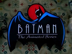Batman The Animated Series 3D Printed LED Light-Up Sign 10″ Retro Decor Lamp