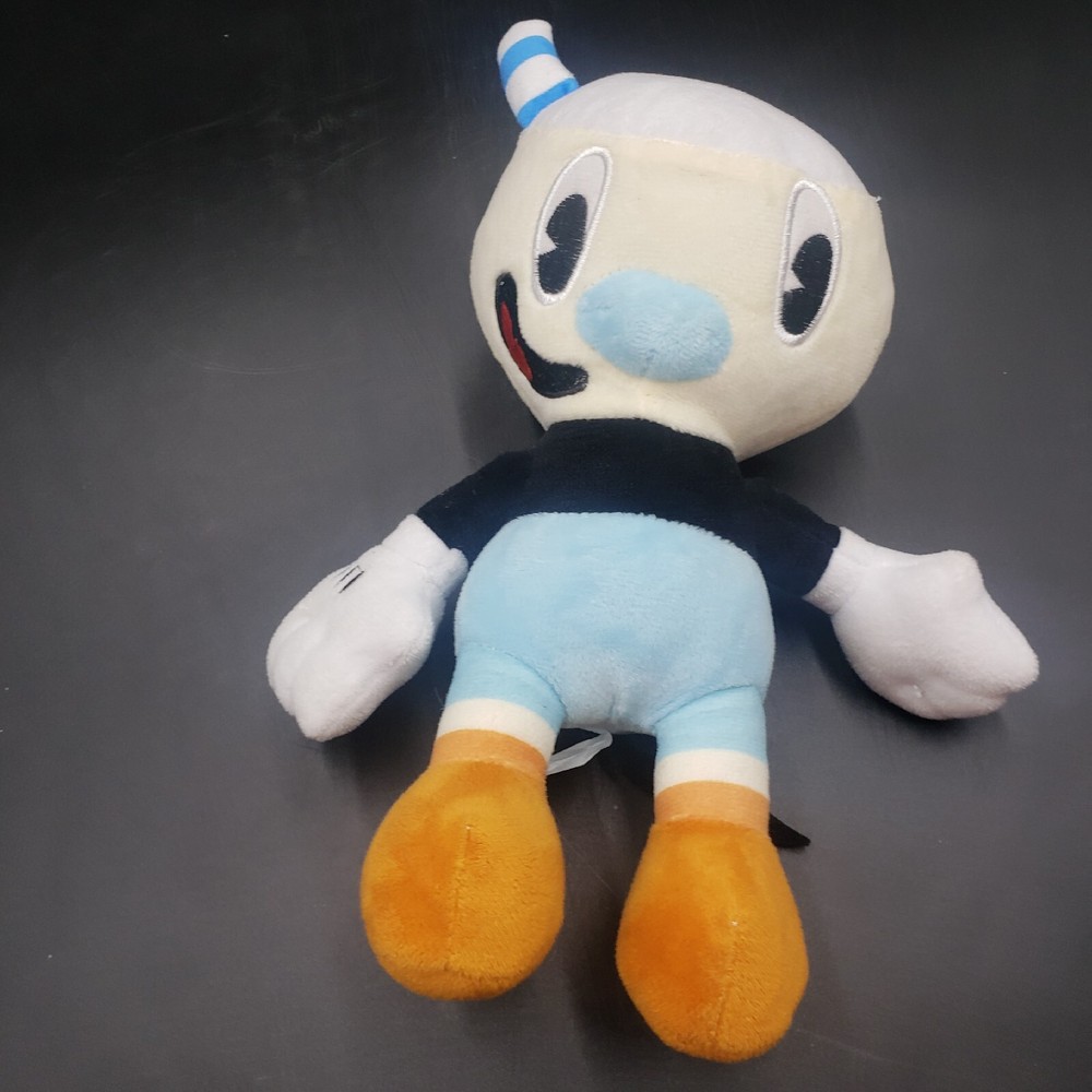 Cuphead 9″ Mugman Plush Stuffed Animal Toy Soft 9 inch Tall Blue
