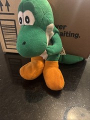 Vintage Nintendo 1997 Yoshi Beanbag Toy BD&A Nintendo 64 Super Mario Yoshi Game