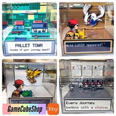 Super Mario Bros 3 Nintendo NES 3D Cube Handmade Diorama Shadowbox