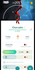 Pokémon New Shiny Charcadet background – MlNl P T C – GO Read Description