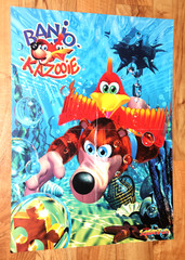 1998 Banjo-Kazooie / Spice World N64 PS1 Nintendo Vintage very Rare Poster