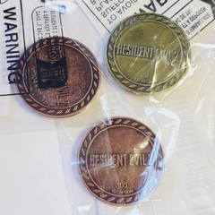 Resident Evil Police Station Coins – Collectible Medallion Set – PS4 Xbox