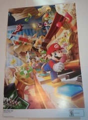 Mario Party DS Poster Nintendo DS Yoshi Luigi Waluigi Bowser Toad Peach Daisy