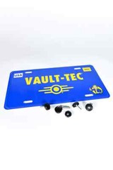 Fallout 3 4 76 New Vegas Vault-Tec Aluminum License Plate Sold Out Bethesda NEW