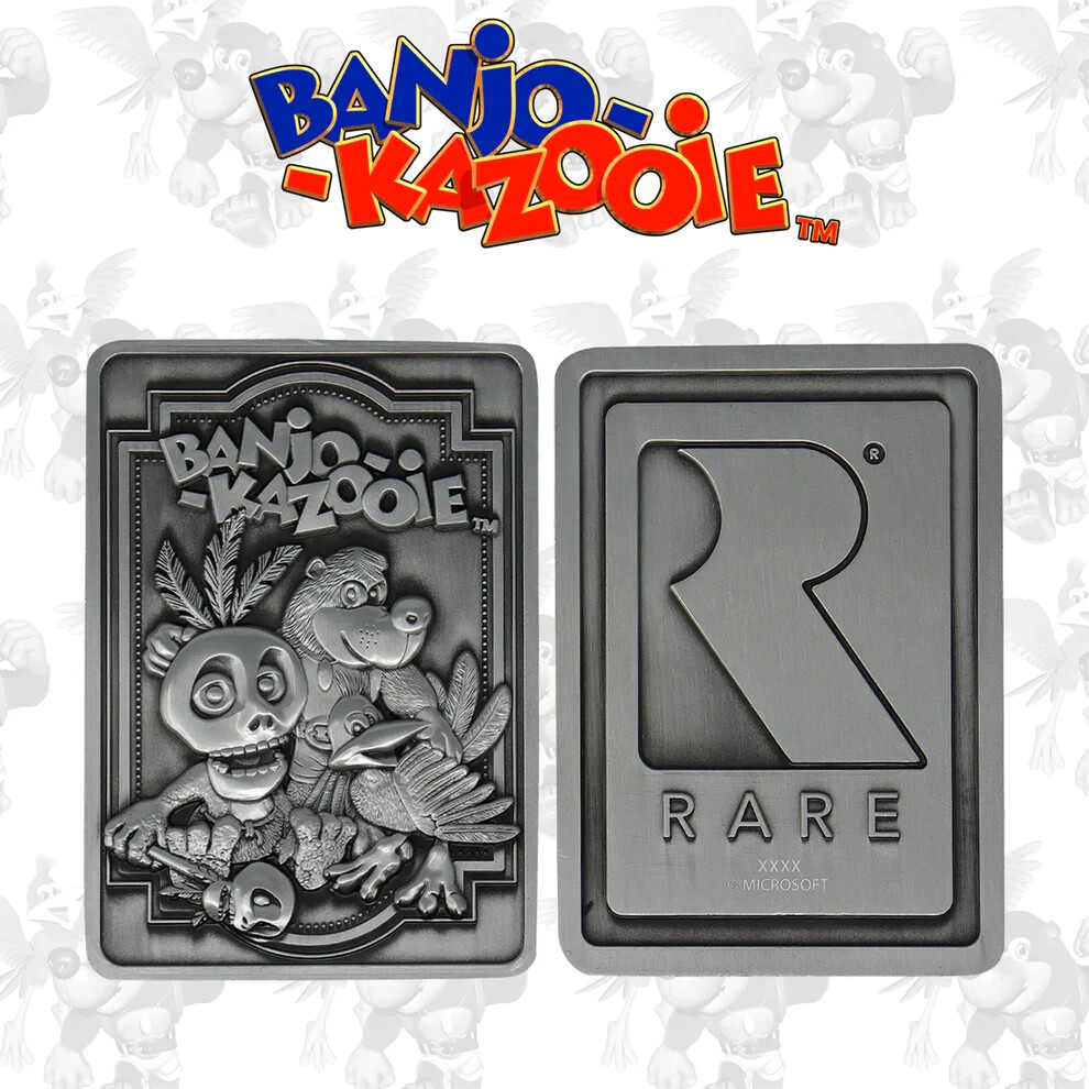 Banjo-Kazooie Limited Edition The Rare Collection Ingot (Only 5,000 Made)
