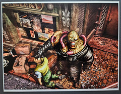 Resident Evil 3 Nemesis PS1 PC Sega Dreamcast Game Art Print Glossy Poster (F)