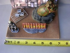 Fallout 3 MEGATON Mini Nuke Protectron Diorama Miniature Figures Display