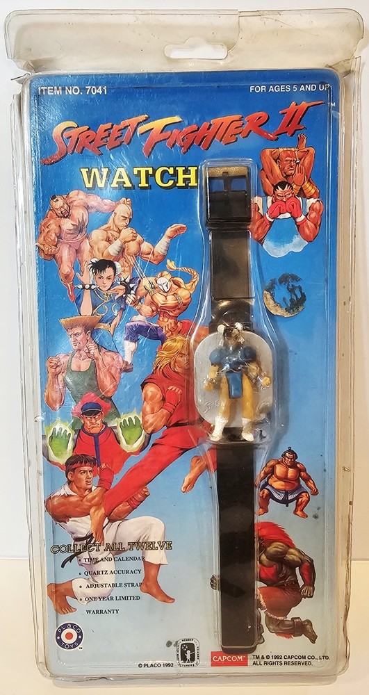 NEW STREET FIGHTER II CHUN Li WATCH SEALED VINTAGE 1992 TOY SF 2 WRISTWATCH