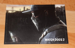 Watch Dogs 2 Ubisoft PS4 Xbox One Card Set / Artwork / Art card / Envelope