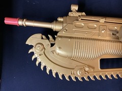 Gears Of War Life-Size Gold Lancer Assault Rifle Replica